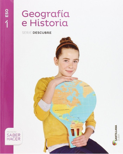 GEOGRAFIA E HISTORIA SERIE DESCUBRE 1 ESO SABER HACER, de Varios autores. Zubia Editoriala, S.L., tapa blanda en español