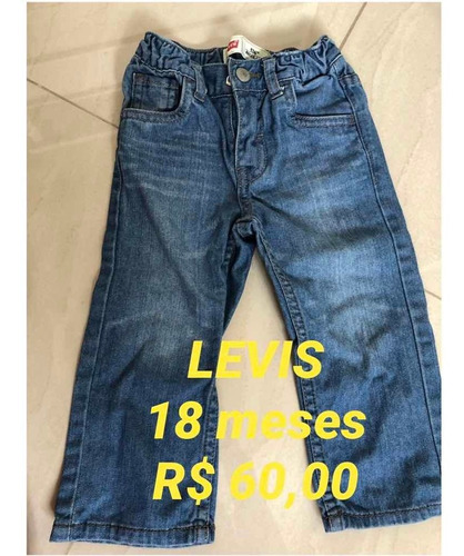 calça jeans levis infantil