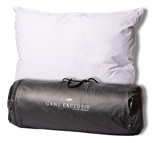 Travesseiro Gans Exclusiv Harmony 50% Penas 50% Plumas Cor Branco