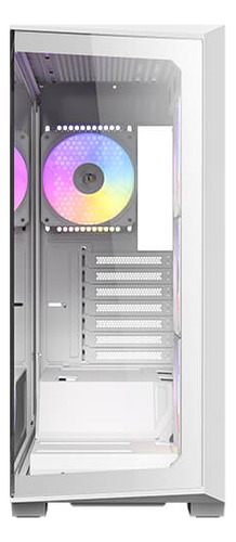 Gabinete Gamer Antec C3 Argb White 4x120mm Argb Fans Color Blanco