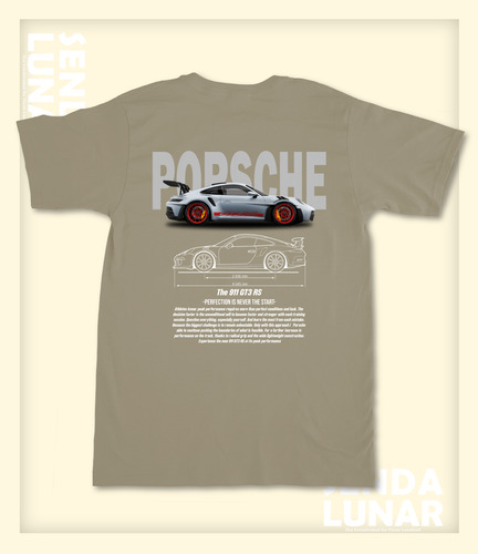 Playera De Algodon Porsche Vehiculos Deportivos