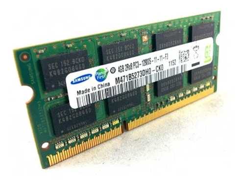 Memoria Ram Samsung Sodimm Ddr3 4gb Pc3-12800 1600mhz Laptop