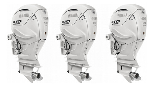 Trinca Motor De Popa Yamaha 450hp F450avt2x 4t Branco
