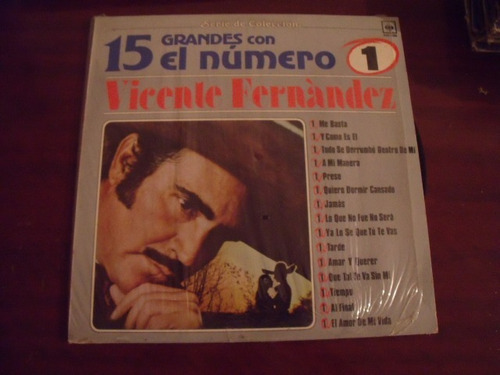 Lp Vicente Fernandez, 15 Grandes Con El Numero Uno