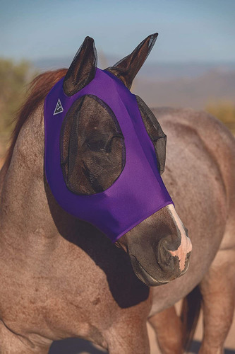 Professionals Choice Comfort Fit Fly Mask Purple Pony