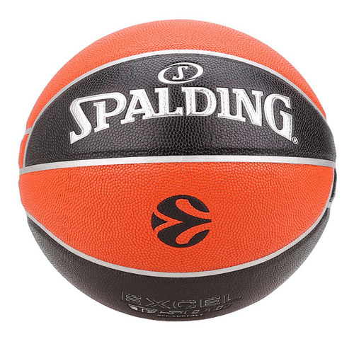 Imagen 7 de 7 de Pelota De Basquet N7 Spalding Euroleague Outdoor Profesional