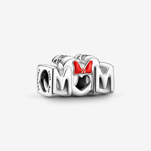 Pandora Charm Moño De Minnie Mouse Y Mamá