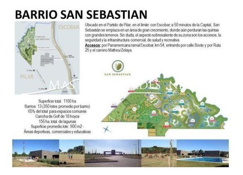 Lote En San Sebastian Area 2 Etapa 3 Al Golf
