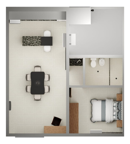 Departamento 1 Dormitorio Ampilo A Estrenar - Complejo Ghi 01