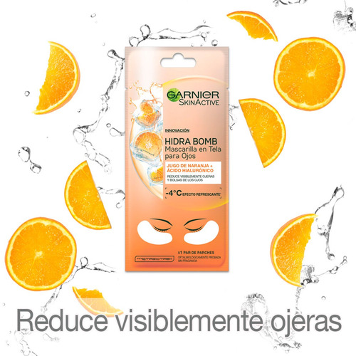 Mascarilla En Tela Ojos Anti Arrugas Hidra Bomb Garnier