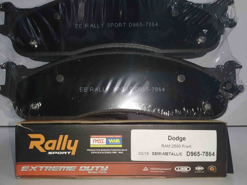 Pastillas De Freno Del. Dodge Ram 2500 04-08