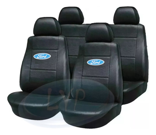 Funda Cubre Asiento Cuerina Para Ford 10 Piezas