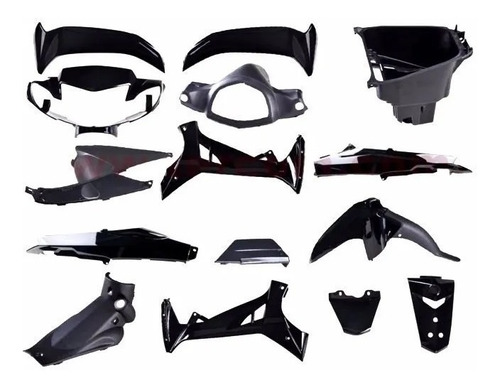 Kit Plasticos Completo Yamaha New Crypton Motos Coyote