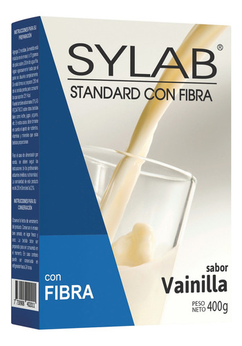 Sylab Standar Con Fibra Sabor Vainilla 400g