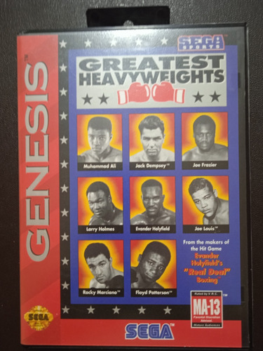 Greatest Heavyweights En Caja Y Con Manual - Sega Genesis