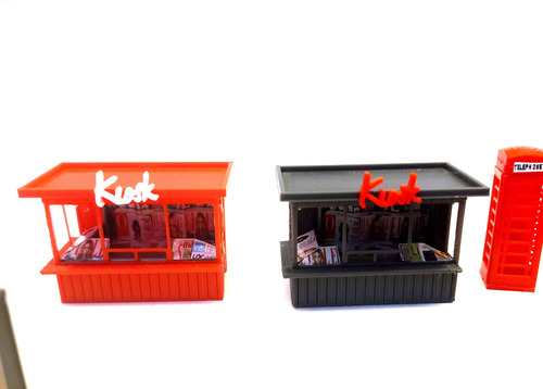 Kiosco Escala 1/87 Ho Ferromodelismo Trenes Maquetas 3d