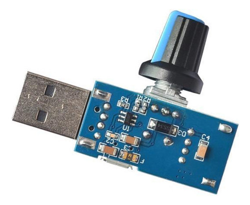6 Controlador De Velocidade Do Silenciador Usb Interruptor