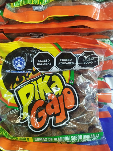 Gomita Pika Gajo La Imperial 4 Bolsas De 50 Pz 400gr C/u