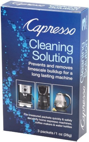 Capresso 640,13 Solución De Limpieza 3 Paquetes 1 Oz (28 G)