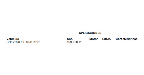 Bomba Direccion Hidraulica Chevrolet Tracker 1999-2006
