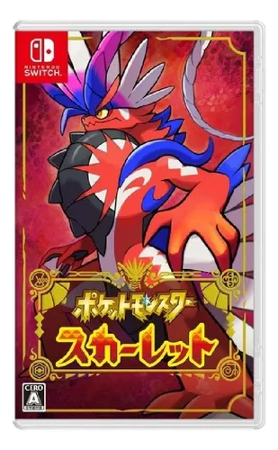 Juego Nintendo Switch Pokemon Scarlat Japon