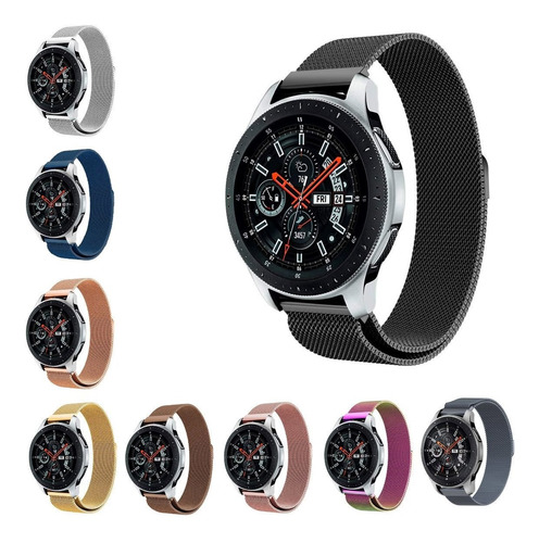 Correa Para Samsung Galaxy Watch 46 Mm Malla Milanese Lujo 