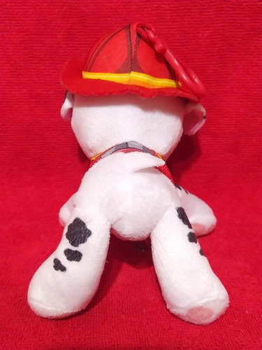 Paw Patrol Colgante Monedero Peluche Marshall 16 Cm. Usado (Usado)
