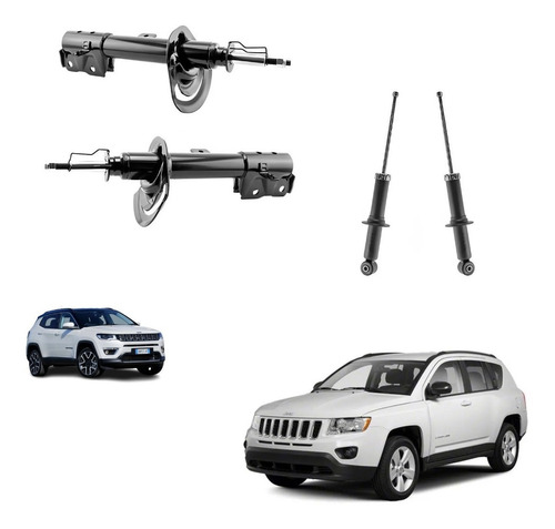 Kit Amortiguadores Jeep Compass 2013 2014 2015 2016 2017 