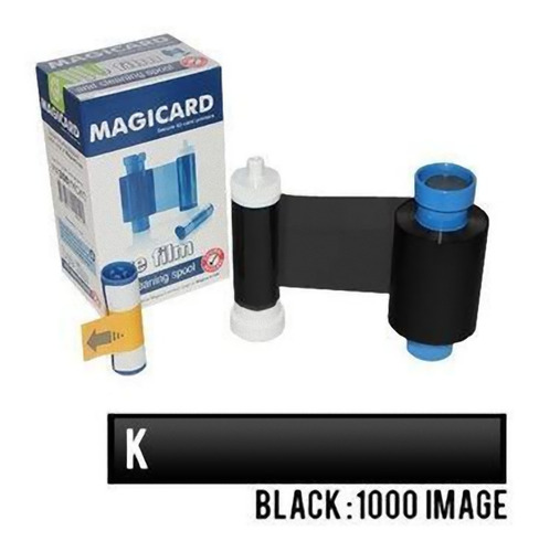 Cinta Magicard Monocromatica Negra Impresora Pvc Enduro Rio 