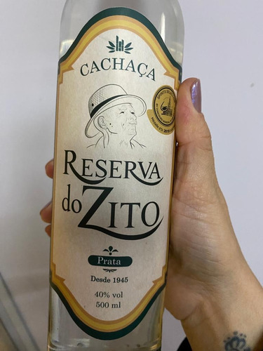 Cachaça Reserva Do Zito Prata 500ml