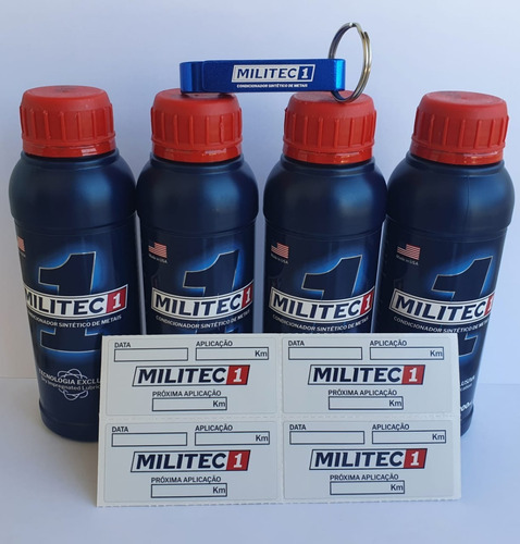 Militec 4 Unidades Original Frete Grátis + Brinde Chaveiro
