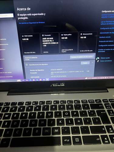 Laptop Asus X555b Negro (Usado)