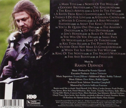 Game Of Thrones Soundtrack Paquete Temporadas 1 4 Y 6 Cd
