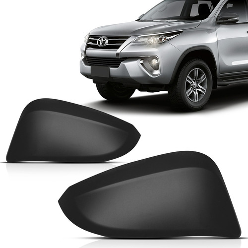 Capa Retrovisor Hilux 2016 2017 2018 2019 Preta