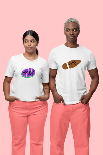 Playera Blanca De Hombre O Mujer De Buzz Y Buddy Amigos 