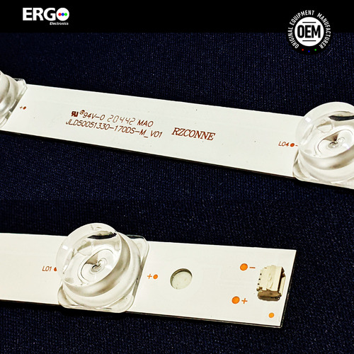 Dt Kit Leds Hitachi Le50e407 / 50e407 (8tiras) - Aluminio,