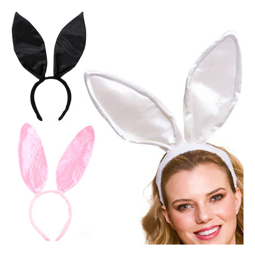 Diadema Con Orejas De Conejo Con Accesorio De Miniconejo Par