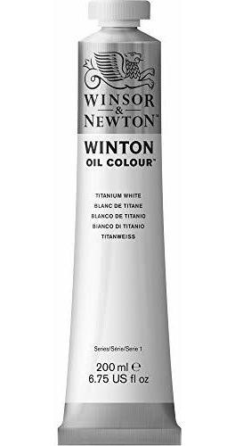 Pintura Al Oleo Winsor Y Newton Winton, 200 Ml, Blanco Tita