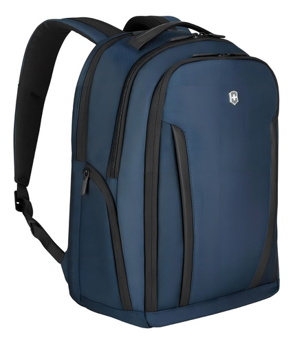 Mochila profissional Altmont, mochila Essential, cor azul Victorinox, design de tecido liso