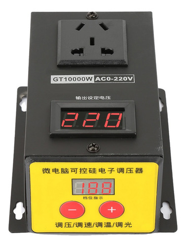 Regulador De Voltaje Ca 220v 10000w Variable