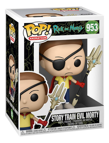 Funko Pop! R&m - Story Train Evil Morty #953 Caja Dañada
