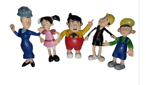 El Chavo Del Ocho Y La Vecindad Figuras X5 Importados