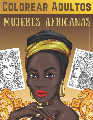 Colorear Adultos Mujeres Africanas: Coloracion De Rostros De