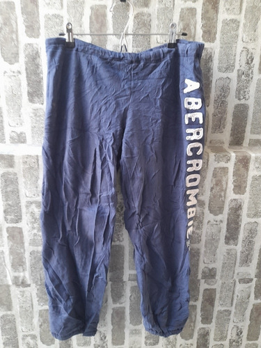 Pants Capri Azulmarino Abercrombie Talla M De Mujer-d7 (Usado)