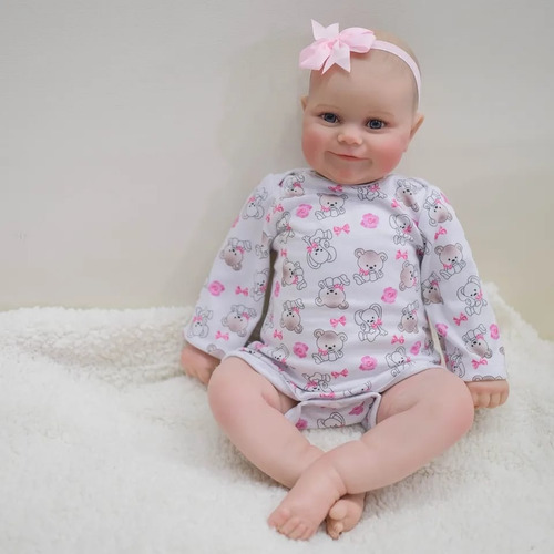 Muñeca Bebe Reborn Realista Realista Maddie Piel 3d Terminad