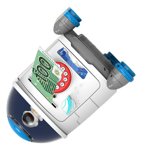 Contraseña De Rocket Piggy Bank Cute Coin Intelligent Voice