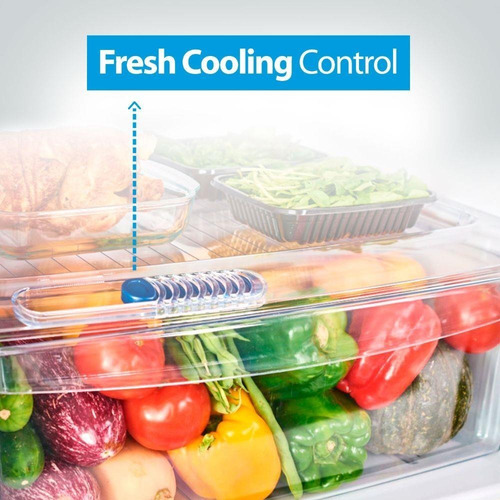 Imagen 7 de 10 de Heladera Con Freezer 413 Lts Kohinoor Kda4394 Acero Outlet!