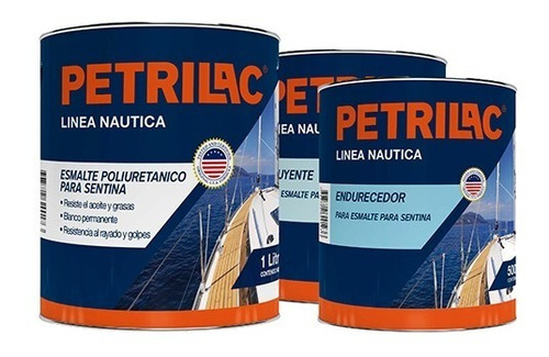 Kit Esmalte Poliuretanico Para Sentina Náutica Petrilac 