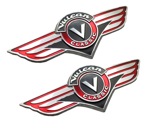Emblemas De Kawasaki Vulcan  Classic Par Nuevos