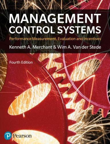 Management Control Systems 4th Ed